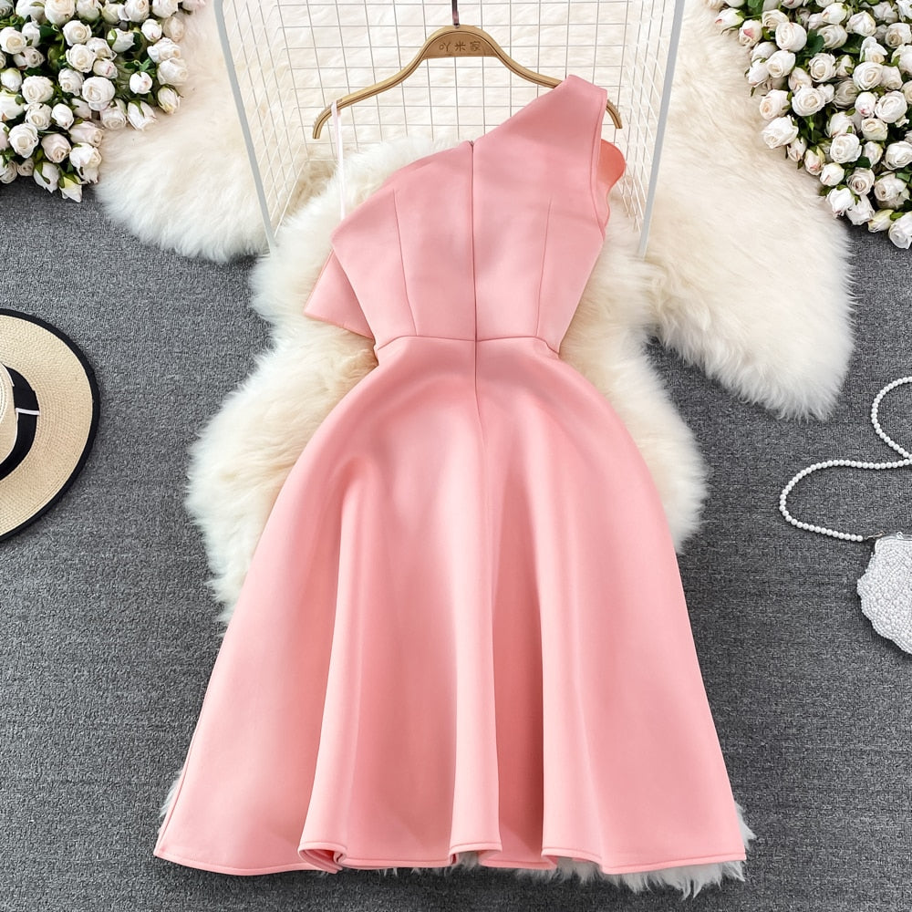 One Shoulder Elegant Party Dresses For Women