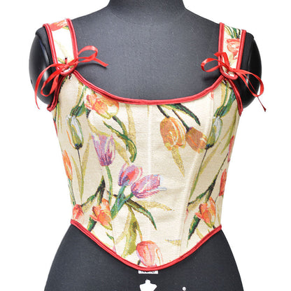 Sexy Corset Crop Top Vest for Women