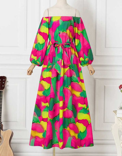 Printed Summer Maxi Dress