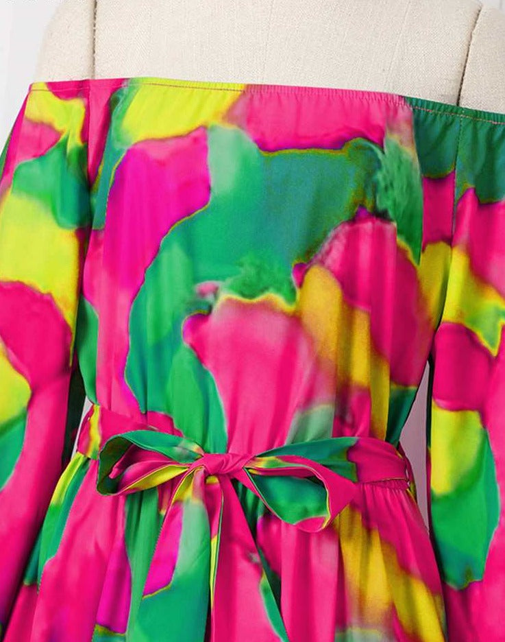 Printed Summer Maxi Dress