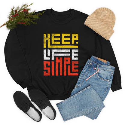 Keep Life Simple Unisex Heavy Blend™ Crewneck Sweatshirt