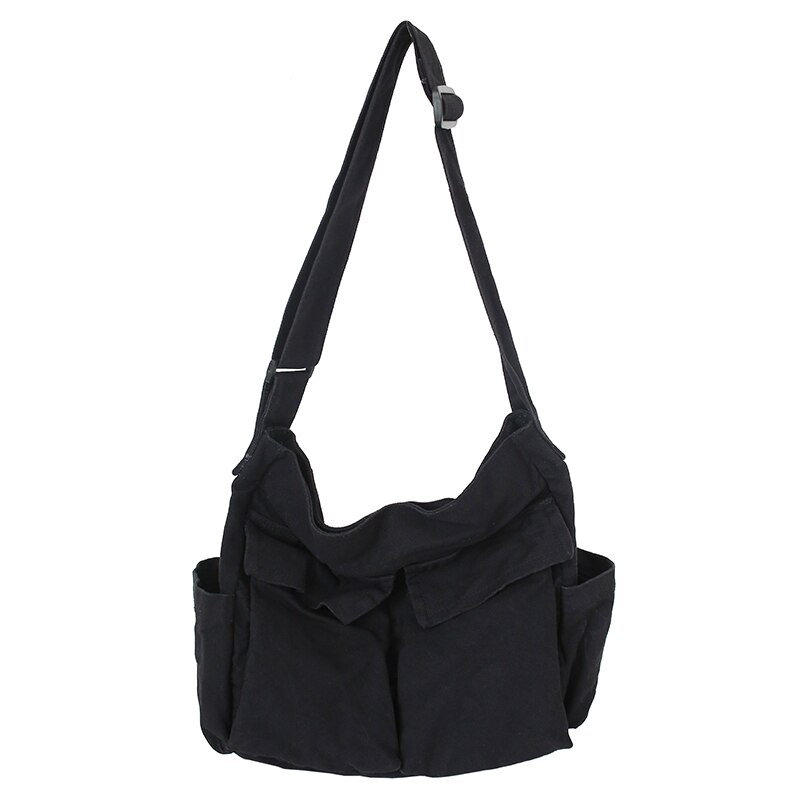 Large Capacity Tote Canvas Crossbody Bag