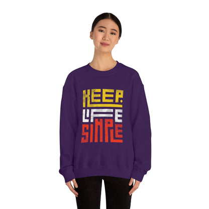 Keep Life Simple Unisex Heavy Blend™ Crewneck Sweatshirt