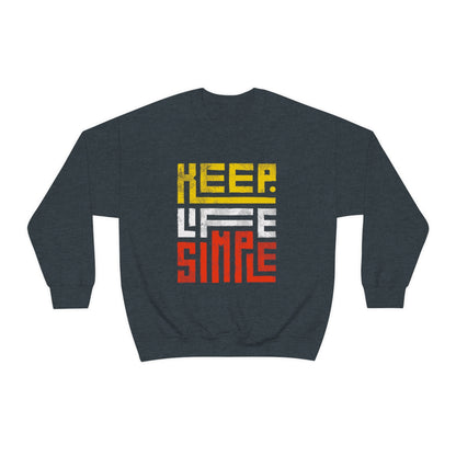 Keep Life Simple Unisex Heavy Blend™ Crewneck Sweatshirt