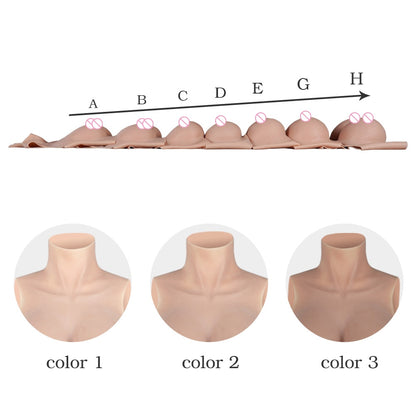 Silicone Breast Forms A/b/c/d/e/g/h Cup Huge Fake Boobs