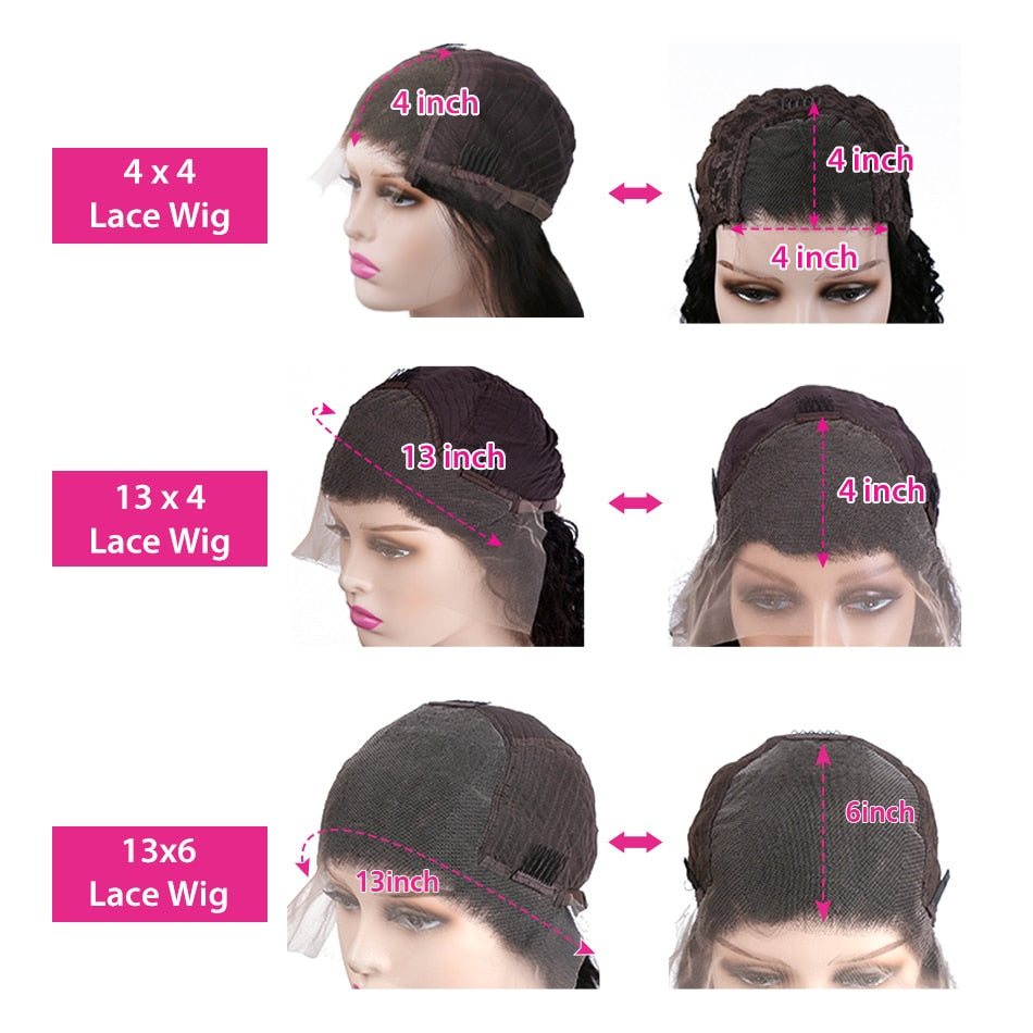 Highlight Ombre 13x4 Lace Front Wig – Curly Human Hair