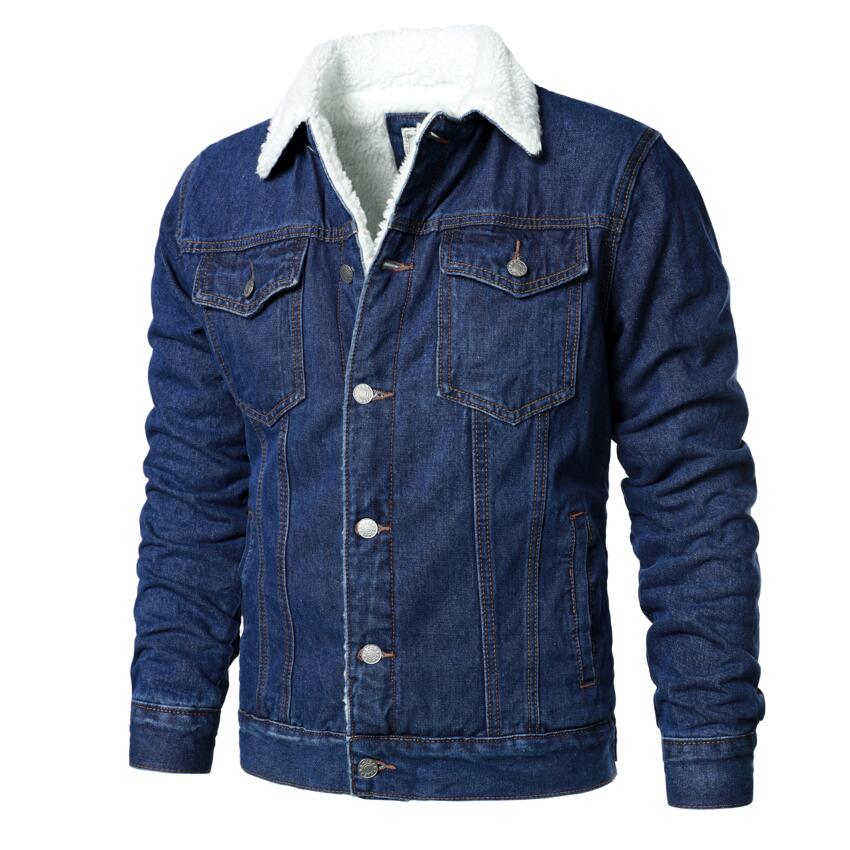 Men Light Blue Denim Jackets