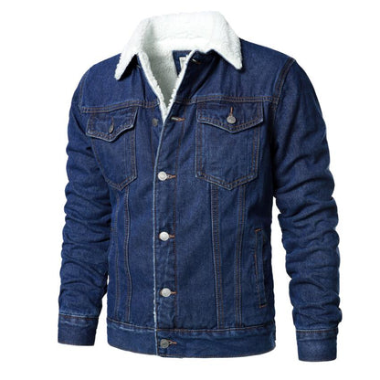 Men Light Blue Denim Jackets