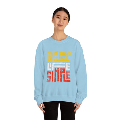 Keep Life Simple Unisex Heavy Blend™ Crewneck Sweatshirt