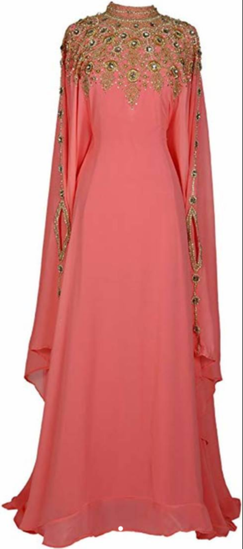 HIGH QUALITY KAFTANS DRESS VERY FANCY LONG GOWN MS10199