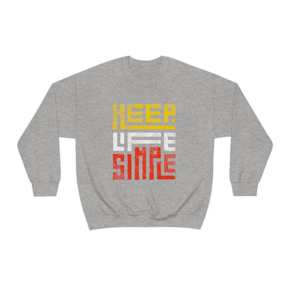 Keep Life Simple Unisex Heavy Blend™ Crewneck Sweatshirt