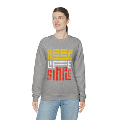 Keep Life Simple Unisex Heavy Blend™ Crewneck Sweatshirt