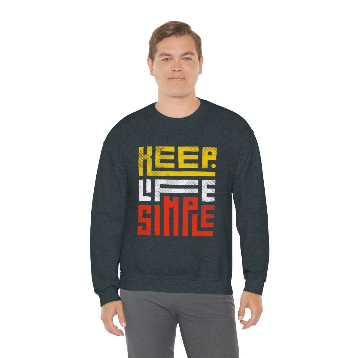 Keep Life Simple Unisex Heavy Blend™ Crewneck Sweatshirt