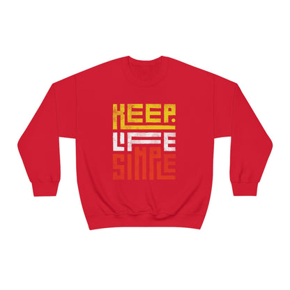 Keep Life Simple Unisex Heavy Blend™ Crewneck Sweatshirt