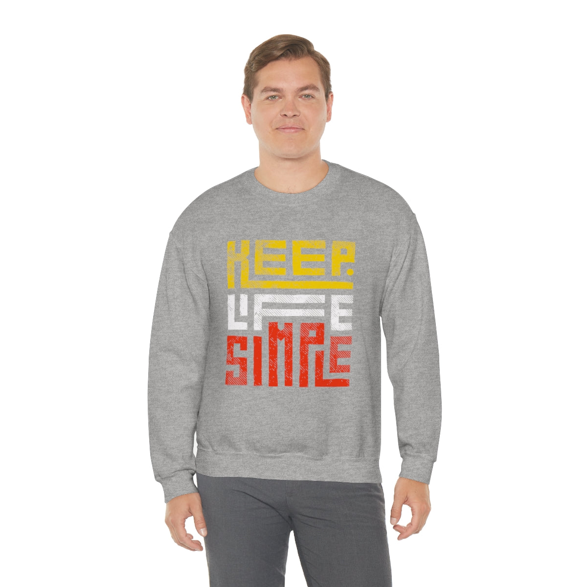 Keep Life Simple Unisex Heavy Blend™ Crewneck Sweatshirt