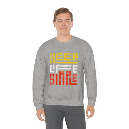 Keep Life Simple Unisex Heavy Blend™ Crewneck Sweatshirt