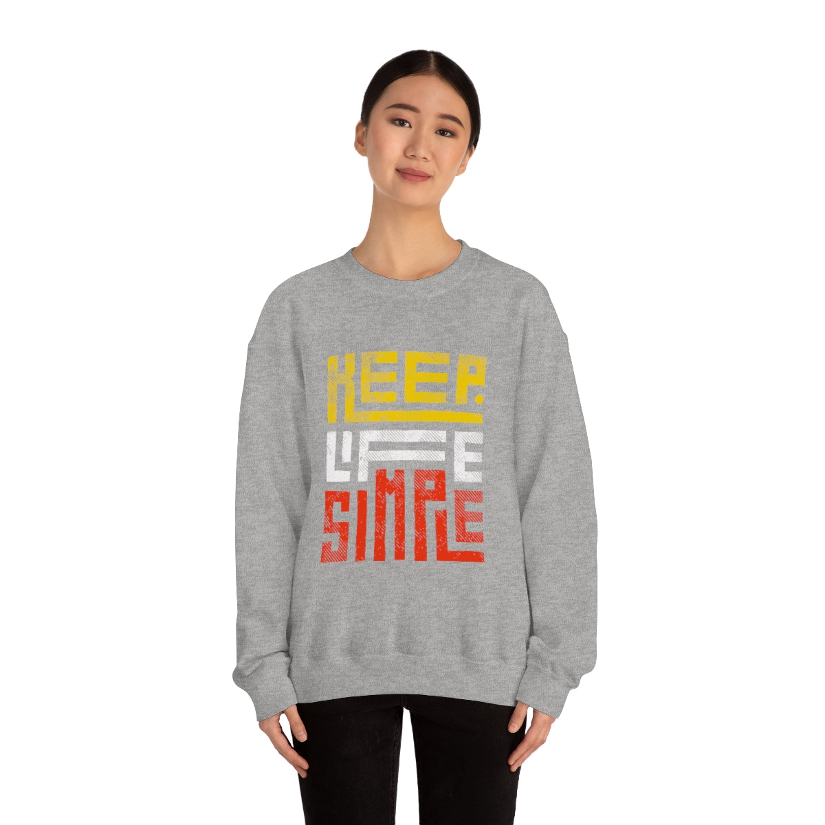 Keep Life Simple Unisex Heavy Blend™ Crewneck Sweatshirt