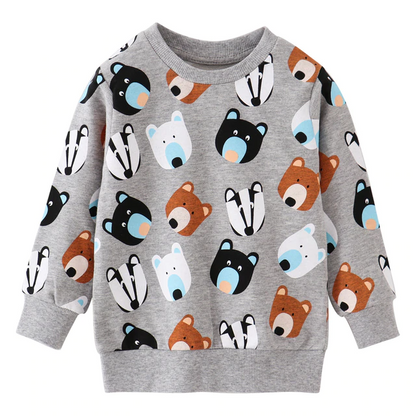 Cotton Outerwear Toddler Hoodie Sweatshirts