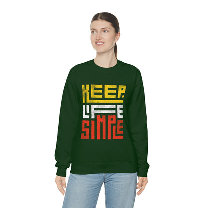 Keep Life Simple Unisex Heavy Blend™ Crewneck Sweatshirt