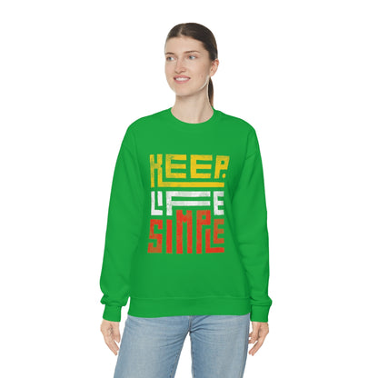 Keep Life Simple Unisex Heavy Blend™ Crewneck Sweatshirt