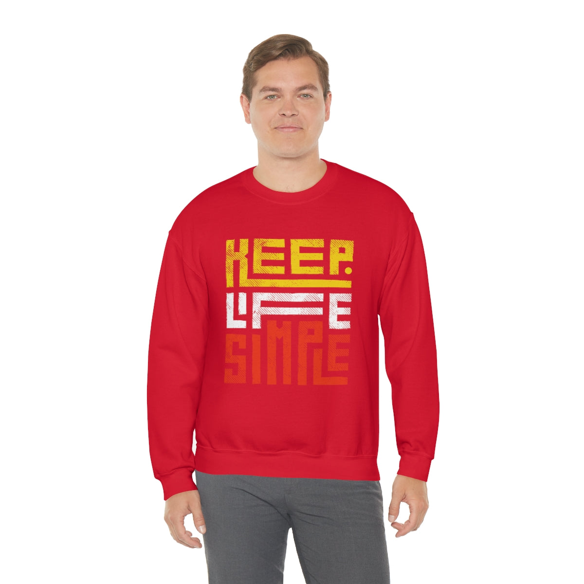 Keep Life Simple Unisex Heavy Blend™ Crewneck Sweatshirt