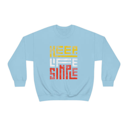 Keep Life Simple Unisex Heavy Blend™ Crewneck Sweatshirt