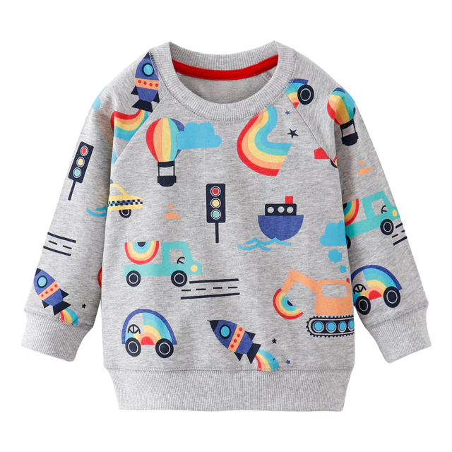 Cotton Outerwear Toddler Hoodie Sweatshirts