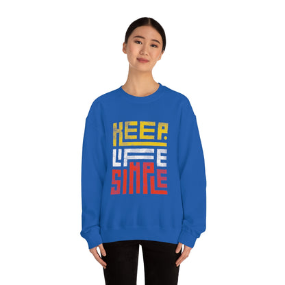 Keep Life Simple Unisex Heavy Blend™ Crewneck Sweatshirt