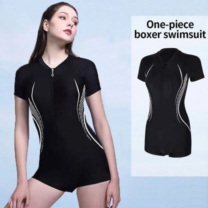 One Piece Women Sports Swimwear