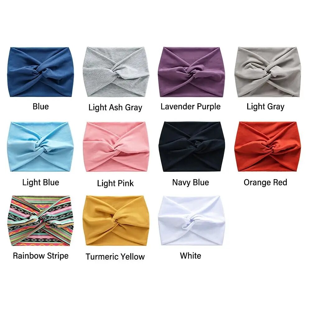 Extra Large Thick Wide Headband Wrap turban