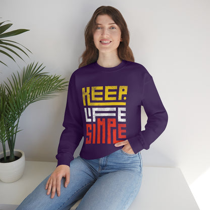 Keep Life Simple Unisex Heavy Blend™ Crewneck Sweatshirt