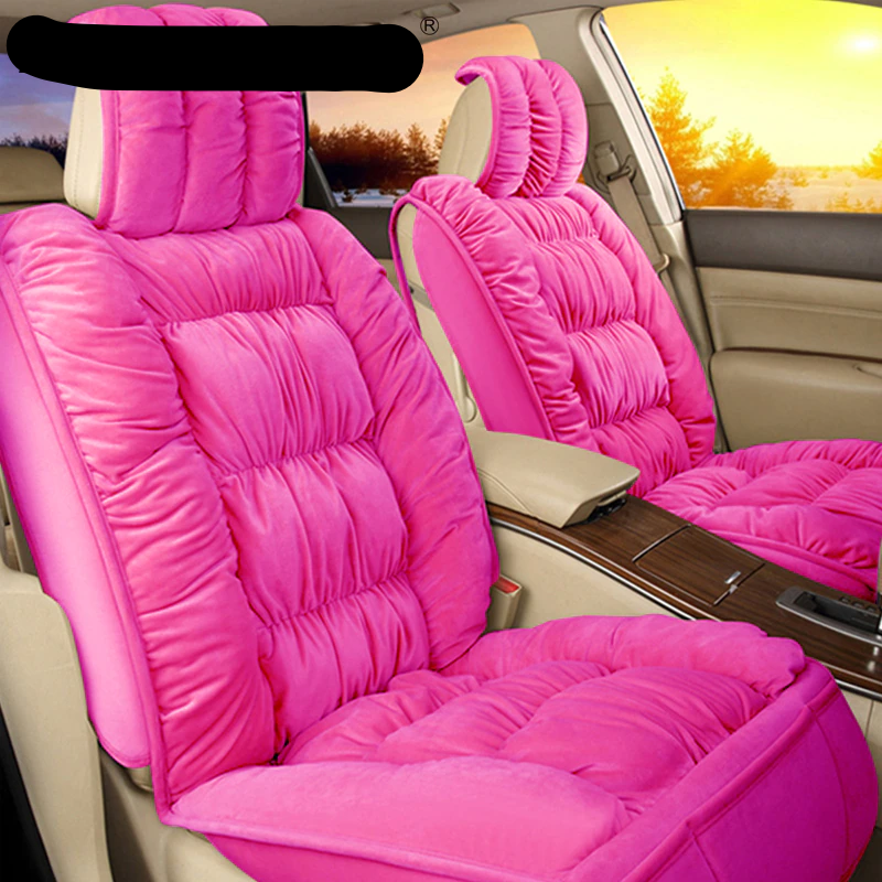 Winter Thicken Warm Plush Car Seat Cover Universal