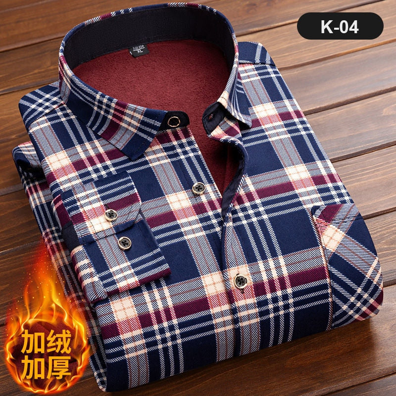 Men's Winter Plaid Shirts