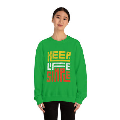 Keep Life Simple Unisex Heavy Blend™ Crewneck Sweatshirt