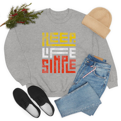 Keep Life Simple Unisex Heavy Blend™ Crewneck Sweatshirt