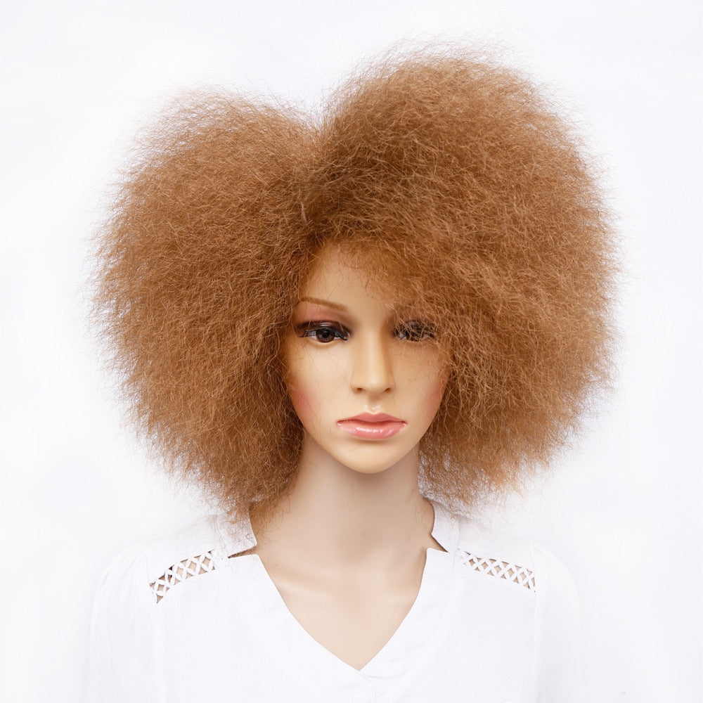Fiber Yaki Straight Wig for Women Wine Red Brown Black|Synthetic None-Lace Wigs|