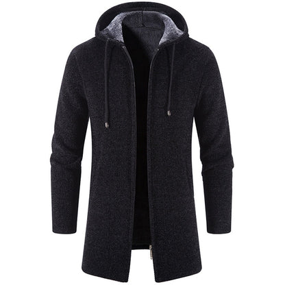 Winter Cashmere Chenille Outer Windbreaker - Trench Coat