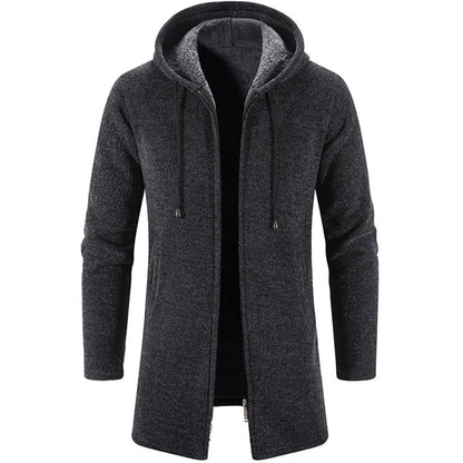 Winter Cashmere Chenille Outer Windbreaker - Trench Coat