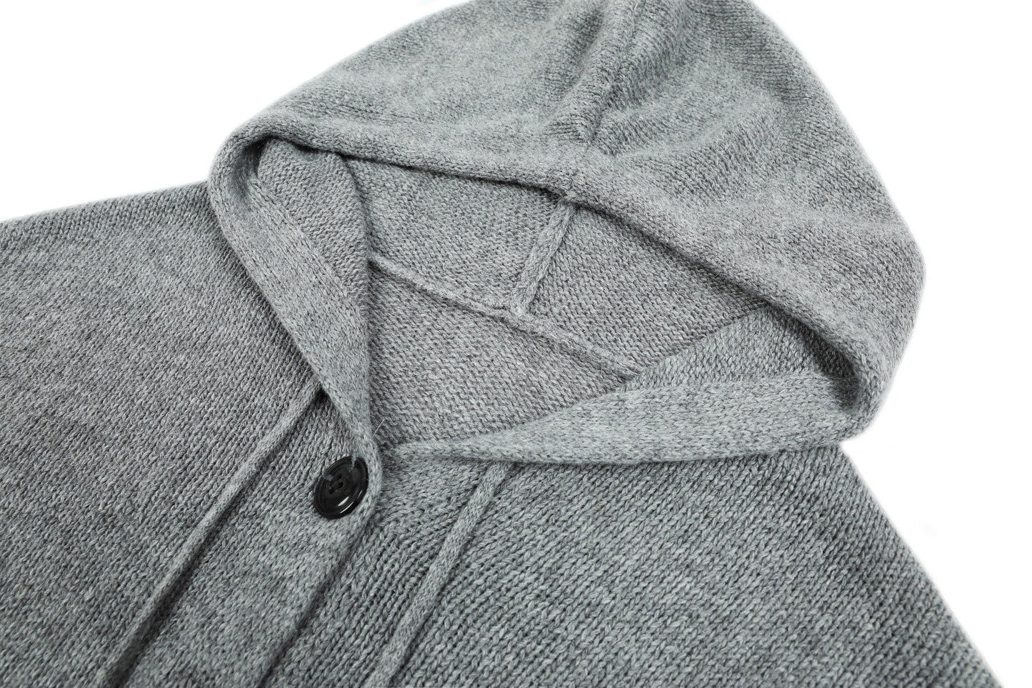 Hooded Knitted Jacket for Women