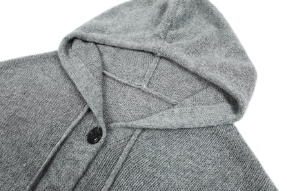 Hooded Knitted Jacket for Women