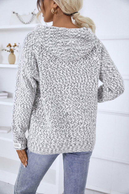 Hooded Zipper Sweater for Women