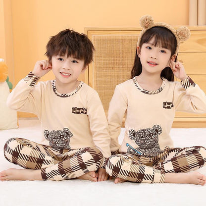 Sleepwear Teen Pajama Cotton Pyjamas Sets For Kids 6 8 10 12 14 Years