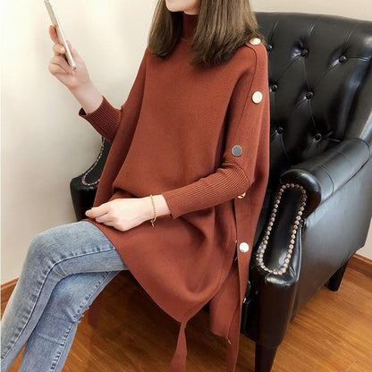 One Size Pullover Cloak Sweater for Women