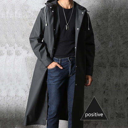 Waterproof Long Coat Hooded For Outdoor Hiking ,Travel, Fishing and Climbing