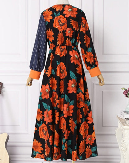 Floral Printed Maxi Summer SunDress