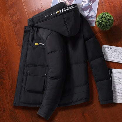 Winter Casual Thick Warm Windproof Parker Jackets for Men