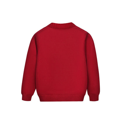 Double Breasted Knitted Cardigan for Boys