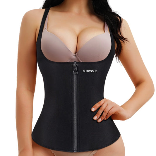 Women Latex Waist Trainer Sauna Sweat Vest Slimming Underwear