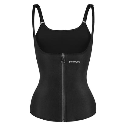 Women Latex Waist Trainer Sauna Sweat Vest Slimming Underwear