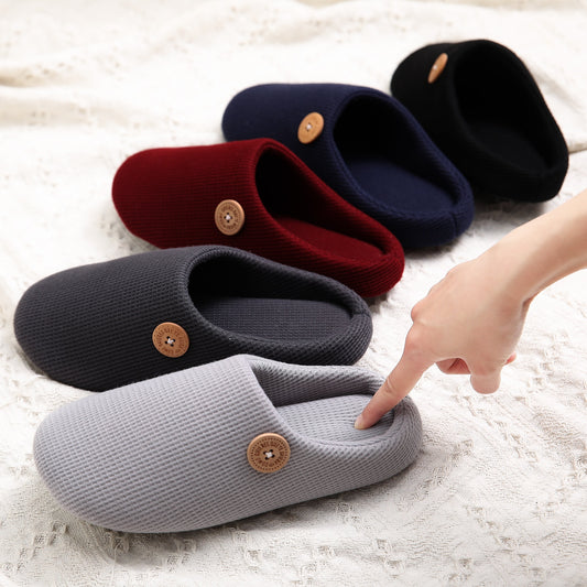 Winter Warm Cotton Slippers For Women Indoor House Slippers
